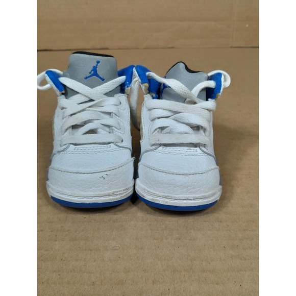 Nike Air Jordan 5 Retro Stealth PS Toddler Boys Sz 4 C Blue White Sneaker Shoe - Picture 4 of 13